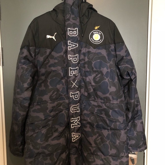 Bape X Puma Collaboration Long Coat - Picture 5 of 5